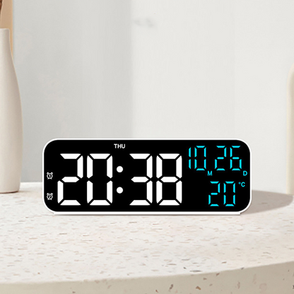 🧠⏰ 50 % de réduction ⚡ Moniteur intelligent de pièce – Réveil LED avec température, double alarme & affichage clair pour chambre/bureau 🌡️🌙