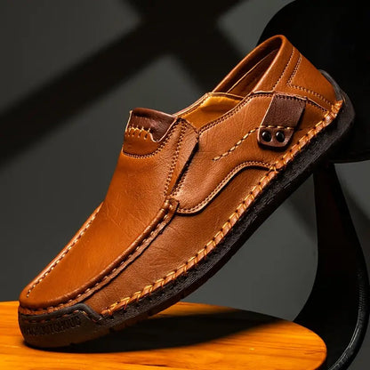 💎 60% DE RÉDUCTION ! 💎 Chaussures Classiques en Cuir de Veau pour Homme – Sans Lacets, Confort Toute la Journée & Semelle Antidérapante