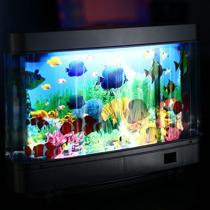 🎉🐠50% de réduction ! Lampe artificielle pour aquarium tropical – Apaisante, sans entretien, idéale en cadeau 🎁