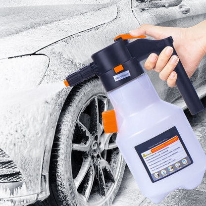 🔋 50 % de réduction ! 🧼 Pulvérisateur de Mousse Électrique 2L pour Voiture – Mousse Dense, Jet Grand Angle & Fonctionnement Sans Effort ✨