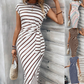 🔥 DERNIER JOUR DE SOLDES – 60% DE RÉDUCTION !! 💕 Robe Élégante à Taille Nouée pour Femme – Extensible, Flatteuse & Parfaite de Jour comme de Nuit ! 🌞🌙