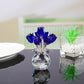 💎 50% DE RÉDUCTION ! 💎 Figurine Éternelle en Cristal – Rose dans un Vase, Symbole d’Amour Inaltérable & Décoration de Luxe 🌹✨