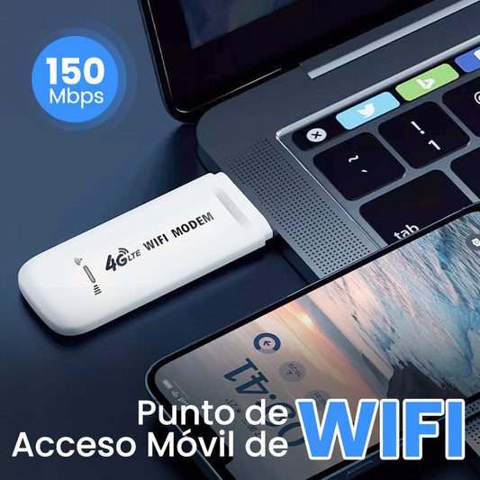 🔥 60 % de réduction ! 📶 Point d’accès WiFi 4G LTE Portable USB – 150 Mbps, Jusqu’à 10 Utilisateurs, Plug-and-Play Instantané ✈️