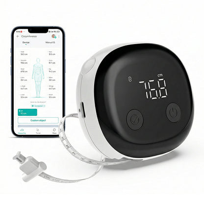🎁 50% DE RÉDUCTION !! ⏰ Ruban à Mesurer Bluetooth Intelligent – Synchronisation App, Écran Numérique & Recharge USB-C 💪📱