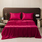 💎 50% DE RÉDUCTION ! 💎 Drap Plat en Satin Uni – Toucher Extrêmement Doux, Sensation Apaisante & Idéal pour le Sommeil 😴✨