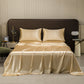 💎 50% DE RÉDUCTION ! 💎 Drap Plat en Satin Uni – Toucher Extrêmement Doux, Sensation Apaisante & Idéal pour le Sommeil 😴✨