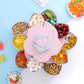 💎 50% DE RÉDUCTION ! 💎 Boîte à Collation Bloo – Design Rotatif Amusant, Compartiments Multiples & Cadeau Créatif 🌈🍿