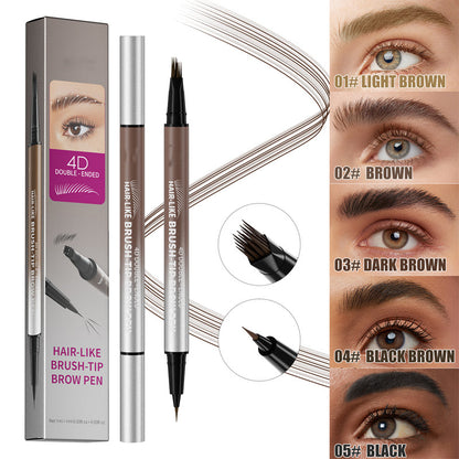 💎 -50% SUR LE STYLO SOURCILS 2-EN-1 ! 💎 Effet Microblading, Imperméable & Précision pour un Regard Parfait ✨