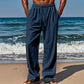 👖 PROMO LIMITÉE 50% DE RÉDUCTION ! ✨ Pantalon Lin pour Homme – Ample, Respirant, Ceinture Réglable ✨