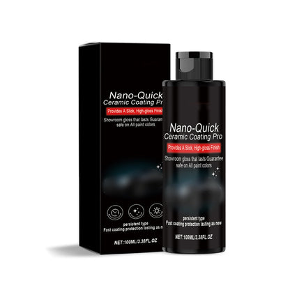 🚙 PROMO 50 % DE RÉDUCTION ! 💣 Spray Lustrant Nano‑Céramique – Brillant Miroir Hydrofuge ✨