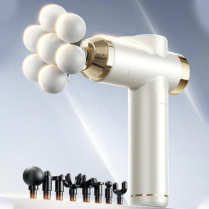 💎50% DE RÉDUCTION ! 💎 Pistolet de Massage Intelligent à Têtes Multiples – Percussion Profonde (46 mm), Jusqu’à 99 Niveaux & Contrôle IA 🐣💆