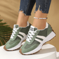 👟 PROMO EXCLUSIVE 50% DE RÉDUCTION ! 🌈 Baskets Femme Épaisses Antidérapantes – Design Rétro, +4cm & Confort Amorti 👢