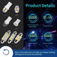 🎉 Soldes 2026 — Plus de 48 000 Vendus !💡Kit Éclairage Intérieur LED – 42 Pièces, Puce 2835 🚗