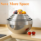 🎉 Soldes 2026 — Plus de 58 000 Vendus ! 🥣 6 Bols en Acier Inoxydable – Inox 304 – 3 Râpes Incluses 🍽️