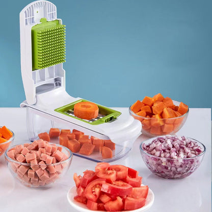 💎 -50% SUR LA MANDOLINE MULTIFONCTION ! 💎 Coupe, Râpe & Émince en Acier Inox Rapidement ✨
