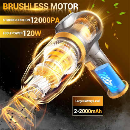 🎉 Soldes 2026 — Plus de 55 000 vendus ! 🧹 Mini aspirateur portatif sans fil 4-en-1 – 12 000 Pa, léger et puissant 💨