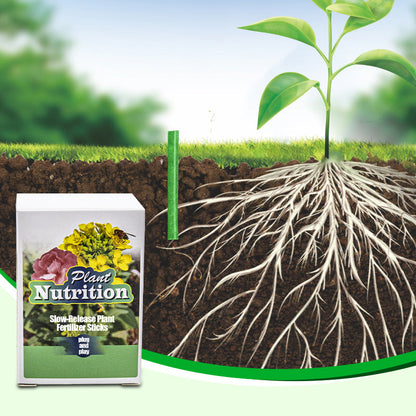 🌱 1 ACHETÉ = 1 OFFERT ! 🌱 Bâtonnets d'Engrais à Libération Lente – Nutrition Prolongée, Racines Fortes & Feuillage Éclatan