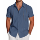 👔 PROMO LIMITÉE 50% DE RÉDUCTION ! 💥 Chemise Décontractée Manches Courtes – Coupe Structurée, Respirante, Polyvalente ✨