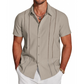 👔 PROMO LIMITÉE 50% DE RÉDUCTION ! 💥 Chemise Décontractée Manches Courtes – Coupe Structurée, Respirante, Polyvalente ✨