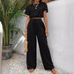 👕 PROMO LIMITÉE 50% DE RÉDUCTION ! ✨ Ensemble 2 Pièces – Haut & Pantalon Droit, Confortable, Neutre 👖