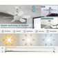 💡 PROMO LIMITÉE 50% DE RÉDUCTION ! 🌀 Ventilateur de Plafond Portable 2-en-1 – Installation Express, LED 4500 Lumens, Silencieux 🏠