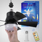 💡 PROMO LIMITÉE 50% DE RÉDUCTION ! 🌀 Ventilateur de Plafond Portable 2-en-1 – Installation Express, LED 4500 Lumens, Silencieux 🏠