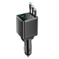 ⏳ Offre à durée limitée : -50% ⏰ Chargeur Voiture 7-en-1 à Câble Extensible — USB-C & Lightning 🔋
