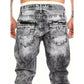 💎 -50% LIMITÉ ! 💎 Jean Homme Extensible : Coupe Droite Hip-Hop, Denim Durable & Style