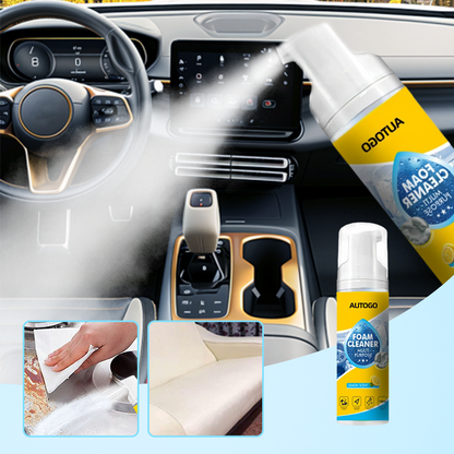 🚗 PROMO LIMITÉE 50% DE RÉDUCTION ! ✨ Nettoyant Moussant Intérieur Auto – 150 ml, Sans Rinçage, Polyvalent ✨