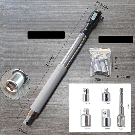 💎 -50% SUR LA CLÉ À CLIQUET MULTIFONCTION ! 💎 Acier Chrome Vanadium, Poignée Longue & Extension Intégrée pour Mécanique Pro