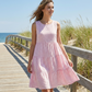 🌼 PROMO LIMITÉE : 50% DE RÉDUCTION ! 👗 Robe d'Été sans Manches à Carreaux – Coupe Trapèze, Tissu Léger & Style Bohème Décontracté 🌸
