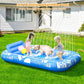 ☀️ PROMO LIMITÉE 50% DE RÉDUCTION ! 🌊 Chaise Longue Gonflable Piscine – Double, 208cm, 159kg, Porte-Gobelets 🏖️