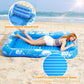 ☀️ PROMO LIMITÉE 50% DE RÉDUCTION ! 🌊 Chaise Longue Gonflable Piscine – Double, 208cm, 159kg, Porte-Gobelets 🏖️