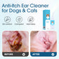 🐾 PROMO LIMITÉE 50% DE RÉDUCTION ! ⚡ Nettoyant Auriculaire pour Chiens et Chats – Doux, Apaisant, À Base de Plantes 🌿