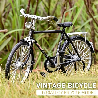🚴‍♀️ PROMO LIMITÉE 50% DE RÉDUCTION ! 🔧 Mini Modèle de Vélo en Alliage DIY – Kit de Construction 51 Pièces, Décoration Vintage & Cadeau Créatif 🎁