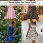 👗 PROMO LIMITÉE 50% DE RÉDUCTION ! ✨ Robe à Laçage Devant & Bretelles Spaghetti – Taille Smockée, Jupe A-Line à Volants 🌸