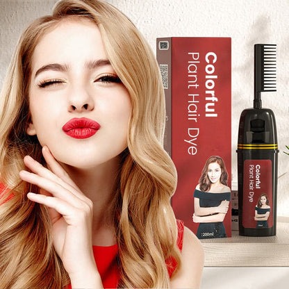 🌿 PROMO LIMITÉE : ACHETEZ 2, OBTENEZ 1 GRATUIT ! 💇‍♀️ Coloration Capillaire Végétale – Sans Ammoniac, Peigne Applicateur & Couleur Naturelle ✨