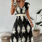 💎 -50% SUR LA ROBE BAROQUE ! 💎 Col V, Taille Haute & Tissu Fluide pour Élégance Bohème ✨