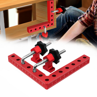 🔧⏰ 50% DE RÉDUCTION ! Kit d’Équerres/Serre-joints à 90° en Aluminium – Précision Maximale, Double Échelle & Parfait pour Menuiserie 🛠️