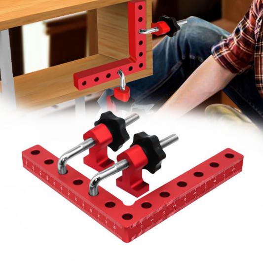 🔧⏰ 50% DE RÉDUCTION ! Kit d’Équerres/Serre-joints à 90° en Aluminium – Précision Maximale, Double Échelle & Parfait pour Menuiserie 🛠️