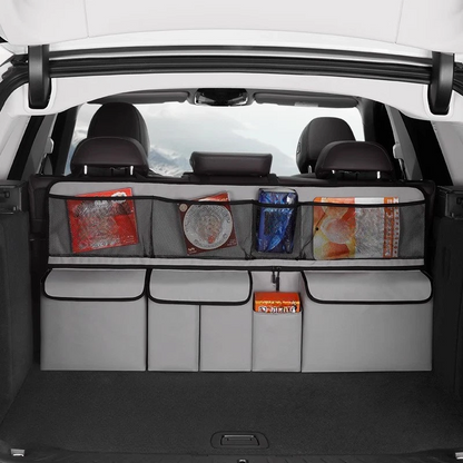 🚗 50% AUJOURD'HUI SEULEMENT 🧳 Organisateur Suspendu de Coffre — Gain de Place Vertical
