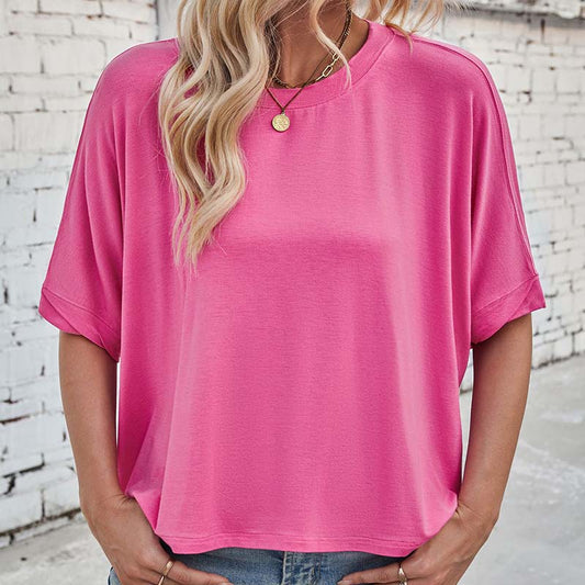 👚 PROMO SPÉCIALE 50% SUR LES HAUTS ! ☀️ Haut Femme Décontracté – Coupe Ample, Tissu Léger & Facile à Porter 🌼