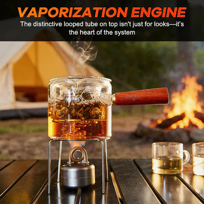 🔥 50% DE RÉDUCTION ! ⏰ Réchaud à Alcool Portable – Ultra-Léger, Puissant & Fiable pour Toutes vos Aventures ⛺