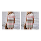 👗 PROMO LIMITÉE 50% DE RÉDUCTION ! ✨ Robe Rayée Femme – Poches, Coupe Relax, Color Block ✨