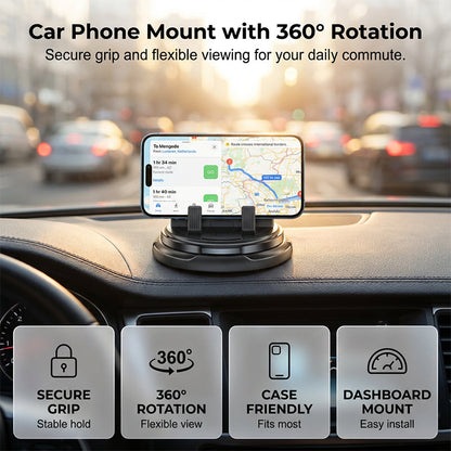 🚗 Soldes 2026 — Plus de 32 000 vendus!📱 Support Téléphone Tableau de Bord – Rotation 360° & Antidérapant 🧭