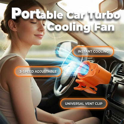 🌀 PROMO LIMITÉE 60% DE RÉDUCTION ! 🚗 Ventilateur Personnel USB Mains Libres – LED, Double Usage, Silencieux 💨