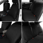 🚗 PROMO -50% 🎨 Housses de Siège Auto — Motif Bande de Roulement, Tissu Respirant ✨