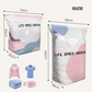 🧳 PROMO LIMITÉE 50% DE RÉDUCTION ! ⚡ Grand Sac de Rangement Sous Vide Compressible – Sans Pompe, Étanche, Gain de place ✨