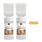 🖌️ PROMO LIMITÉE 50% DE RÉDUCTION ! ✨ Pinceau 2-en-1 Bois – 6 Couleurs, 180g, À Base d'Eau 🏡