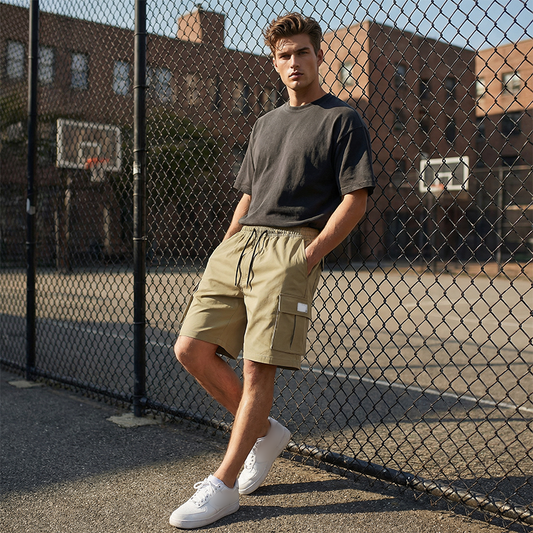 🩳 Soldes 2026 — Plus de 31 000 vendus!🔥 Short Cargo Homme Taille Élastique – Tissu Respirant ☀️